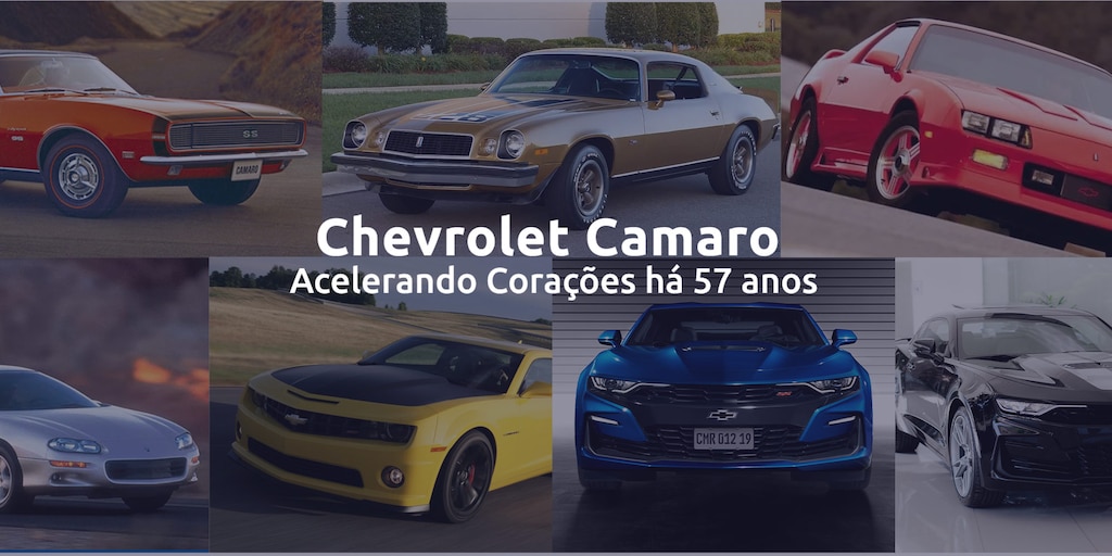 Trajetória e evolução dos Muscle Cars até os modenos Camaros da Chevrolet